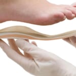 Image showing foot moulding into an orthotic